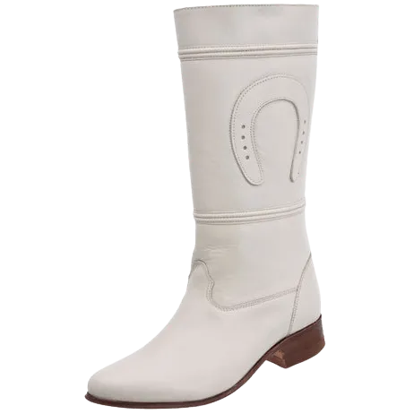 Women's Plain Hueso with Horseshoe Escaramuza Boot